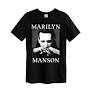 Marilyn Manson: Fists Amplified Vintage Black Small t Shirt