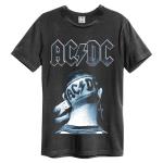 AC/DC: - Clipped Amplified Vintage Charcoal Xx Large T-Shirt