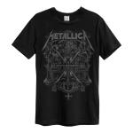 Metallica: - Death Magnetic Amplified Vintage Charcoal x Large t Shirt