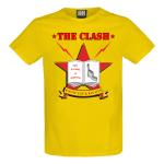 Clash: The Clash - Know Your Rights Amplified Vintage Yellow Large t Shirt