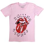 The Rolling Stones: Unisex T-Shirt/Hackney Diamonds Painted Tongue (Medium)