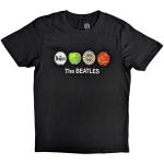 The Beatles: Unisex T-Shirt/Apple & Drums (Small)