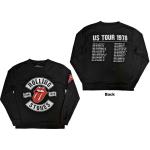 The Rolling Stones: Unisex Sweatshirt/US Tour 1978 (Back & Sleeve Print) (X-Large)