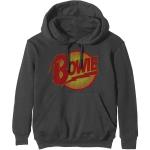 David Bowie: Unisex Pullover Hoodie/Vintage Diamond Dogs Logo (Small)