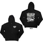 Volbeat: Unisex Zipped Hoodie/Louder and Faster (Back Print) (Large)