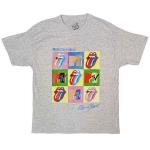 MTV: Unisex T-Shirt/Rolling Stones Warhol Squares (X-Large)
