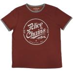Alice In Chains: Unisex Ringer T-Shirt/Circle Emblem (X-Large)
