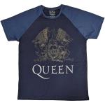 Queen: Unisex Raglan T-Shirt/Crest (XX-Large)