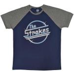 The Strokes: Unisex Raglan T-Shirt/OG Magna (XX-Large)