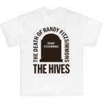 The Hives: Unisex T-Shirt/Randy Gravestone (White) (Large)