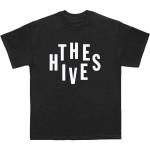 The Hives: Unisex T-Shirt/Stacked Logo (Black) (Large)