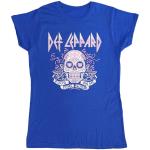 Def Leppard: Ladies T-Shirt/Pour Some Sugar On Me Skull Tour 2019 (Ex-Tour) (Large)