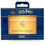Harry Potter: Crystal Bracelet & Sterling Silver Golden Snitch Charm