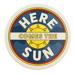 Beatles: Coaster Single Ceramic - The Beatles (Here Comes the Sun)