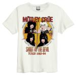 Motley Crue: Shout At the Devil Amplified Vintage White Small t Shirt