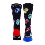 Rolling Stones: Multicolour Tongues Crew Socks (One Size)