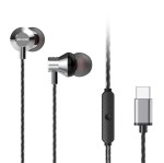 Aiwa: Estm-50usb-C Ultra Compact Dynamic In-Earphone (Silver)