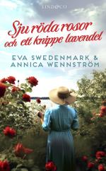 Sju Röda Rosor Och Ett Knippe Lavendel