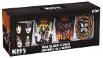 Kiss: Pint Glass 4 Pack