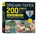 Origami Paper 200 Sheets Japanese Hiroshige Prints 6.75 Inch- Instructions