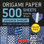 Origami Paper 500 Sheets Japanese Shibori 4" (10 Cm)