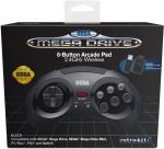 Retro-Bit SEGA MD 8-B 2.4G WL Black