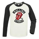 Rolling Stones: 1978 Tour Vintage White / Charcoal Small Baseball Jersey