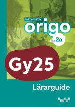 Matematik Origo Nivå 2a Lärarguide