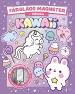 Färglägg Magneter Kawaii - Målarbok