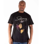 Shania Twain: Unisex T-Shirt/Purple Photo (Black) (Small)