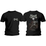 Ghost: Unisex T-Shirt/Dance Macabre Cover & Logo (Black) (Back Print) (XX-Large)