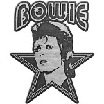 David Bowie: Pin Badge/Aladdin Sane