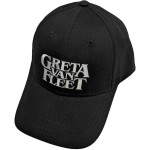 Greta Van Fleet: Unisex Baseball Cap/White Logo (Black)