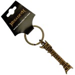 Megadeth: Keychain/Gold Logo v2