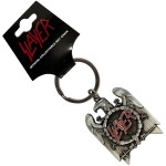 Slayer: Keychain/Silver Eagle v2 (Oxidised Chrome Relief With Red Highlights)