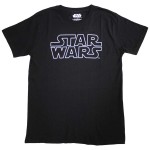 Star Wars: Unisex T-Shirt/Logo (Black) (Small)