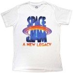 Space Jam: Unisex T-Shirt/Space Jam 2 Logo (White) (XX-Large)
