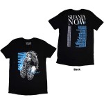 Shania Twain: Unisex T-Shirt/Tour 2018 Gloves Photo (Black) (Back Print & Ex-Tour) (X-Large)