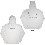 BlackPink: Unisex Pullover Hoodie/Born Pink (White) (Back Print) (X-Large)