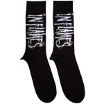 In Flames: Unisex Ankle Socks/Logo (Black) (UK Size 7 - 11)
