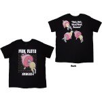 Pink Floyd: Unisex T-Shirt/Animals Cartoons (Black) (Back Print) (Large)