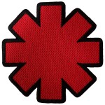 Red Hot Chili Peppers: Standard Patch/Asterisk Cut-Out