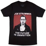 Joe Strummer: Unisex T-Shirt/The Future Is Unwritten (Black) (X-Large)