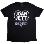 Joan Jett & The Blackhearts: Unisex T-Shirt/Band Logo (Black) (XX-Large)
