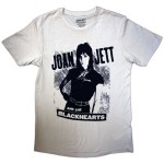 Joan Jett & The Blackhearts: Unisex T-Shirt/Crosshatch (Sand) (Small)