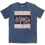 The Rolling Stones: Unisex Stone Wash T-Shirt/Voodoo Skulls (Denim Blue) (XX-Large)