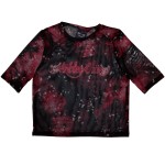 Mötley Crue: Ladies Crop Top/Feelgood Logo (Black) (Mesh) (XX-Large)