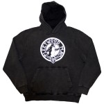 Fleetwood Mac: Unisex Stone Wash Pullover Hoodie/Tour `82 Penguin (Charcoal Grey) (Wash Collection) (Small)