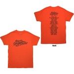Bruce Springsteen: Unisex T-Shirt/Tour `24 River Font (Orange) (Back Print & Ex-Tour) (Medium)