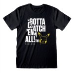 Pokemon: - Jumbo Gotta Catch Em All! Text t Shirt (Xl)